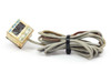 SMC ZSE4E-01-27 vacuum pressure switch front view showing SMC label and attached gray cable bundled with tie wrap