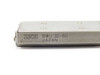 IKO BWU30-60 linear slide table — close-up of side label reading IKO BWU 30-60 Japan