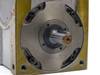 Sandex 6DF indexing drive – front output flange detail showing keyed input shaft stub, bolt pattern, and bearing race