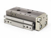 CKD LCG-1230S5D linear slide cylinder — three-quarter front view showing slide table and body