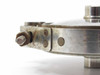 SMC SFA300 filter clamp edge detail – side profile showing surface oxidation, clamp studs, and tri-clamp fastening hardware
