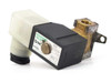 SMC VX2110V 2-Port Solenoid Valve – front label view showing SMC logo, model number, and pressure/vacuum rating plate