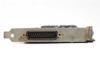 Persyst 12-10057-11B ISA card – bracket edge view showing AMP 25-pin parallel-style connector and single-slot ISA bracket