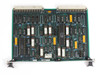 Hughes 7729307-099 VME board card — full top view of PCB showing populated ICs, DIP packages, and VME edge connectors