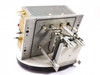 Drytek S100 RF Wafer Power System – rear-right angle view showing perforated top panel, coaxial fittings, and full chassis profile