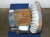 Hitachi VB-037-E blower – top/side view showing motor frame cooling fins with heavy surface rust and oxidation