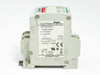 Fuji Electric CP32TM/1 side label showing CP32T-M001, Ui AC250V, Ue AC240V, 2-pole, 1A, 50/60Hz, IEC PC1 ratings