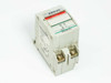 Fuji Electric CP32TM/15 Circuit Protector – rear-angle view showing opposite side and DIN rail clip
