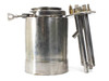 Stainless Steel Liquid Pressurized Tank with Various Ports 0.04 Gal