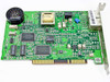 US Robotics Sportster 33.6K ISA modem card — top component side showing main ICs, transformer, and ISA edge connector