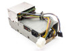 Tektronix 4207 power supply – front view showing IEC AC inlet, cooling vent, multi-pin connector, and wiring harness