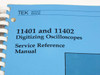 Tektronix 11401/11402 Digitizing Oscilloscope Service Ref. Manual - Soft Cover