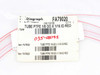 Diagraph FA79020 label close-up showing part number, date 08/16/06, and TUBE PTFE 1/8 OD X 1/16 ID RED description with barcodes