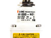 SMC IR1000-N01 Precision Regulator – close-up of label showing model number, max supply 150 PSI, output 0.7–30 PSI, Made in Japan