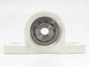 KMS Plastic Mounted Pillow Block 1/2" Bore SS 316 Core PPL204-SSIB-1/2-6