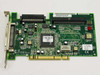 IBM 60H7823 Adaptec AHA-2940UW Ultra Wide SCSI PCI controller card – full top-side component view showing external 68-pin SCSI port and PCI edge connector