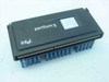 Intel Pentium II 80522PX300512 Slot 1 processor – front view showing Intel and Pentium II branding with blue heatsink fins