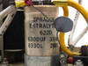 Close-up of Sprague Extralytic 622D capacitor label showing 6300UF 35VDC 8330L 2801 markings