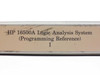 HP 16500A Logic Analysis System Programming Reference Vol I — spine label reading 'HP 16500A Logic Analysis System (Programming Reference) I'