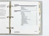 HP 16500A 16501A manual – table of contents pages 1 showing chapters 1 and 2 in open binder