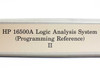 HP 16500A Logic Analysis System Programming Reference II – spine label showing title and volume number