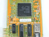 DCA 007745 IRMA 3 card PCB detail – DCA DIVINE VC5832-0002 chip, 007745 REV.C label, 37.7392 MHz crystal, and ST logic ICs visible