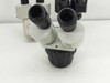 Lot of 3 Assorted Microscope Heads -AS IS- DAMAGED- Olympus, Parco & Selopt
