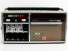 Midwestern Instruments MCR308BTD0X front panel and paper chart drive section — CM/SEC speed indicator lights, power/timing/record controls, three VA/111M galvo modules visible