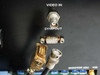 Sloan Dektak IIA module interface unit — rear panel VIDEO IN (BNC) and SYNC OUT (DB-9) connectors with cables attached; BNC and DB-9 connectors visible