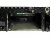 Dell PowerEdge 2650 – empty hard drive bay close-up showing HDD backplane connector and carrier slot with no drive installed