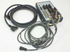 Parker Compumotor AT6250 servo controller and cables — alternate angle showing DB25 and round connector cables