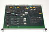 Aydin 3053 internal circuit board removed from chassis showing green PCB with multiple ICs, oscillator crystals, connectors, and edge connector fingers