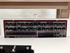 PWS P5NMS system status display panel showing output elevator, centering fingers, flat finder, transfer arm, and prober-loader interface indicators