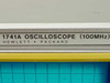 Hewlett Packard 1741A Oscilloscope 100MHz -AS-IS / FOR PARTS Bad Display