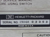 Hewlett Packard 1741A Oscilloscope 100MHz -AS-IS / FOR PARTS Bad Display