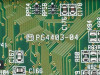 Close-up of PG4403-04 silkscreen marking on PCB with small manufacturer logo visible