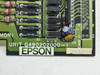 Epson G490202000 PCB close-up of UNIT G490202000-I label, MDRI designation, diode array, and Epson brand label with asset sticker 804966