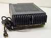 HP Harrison 6102A DC Power Supply – rear view showing finned aluminum heat sink, attached AC power cord, and rear terminal strip
