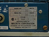 Macbeth TD-102 rating plate — Model TD 102, Serial No. 2205C, 60W, 115V, 50/60 cycles, Macbeth Corporation Division of Kollmorgen Corp., Newburgh NY USA
