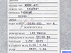 Ascend MXHP-4T1 rating label – Model MXHP-4T1, Part 0700-0095-001 Rev 4, 140W max, 115V/230V, 50/60Hz, ISDN NX and RS366 options, Made in U.S.A.