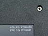 Lenovo ThinkPad 42W4638 Mini Dock – bottom label showing ASM P/N 42W4639 and FRU P/N 42W4638