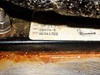 Tecumseh AE9417EG model label close-up showing model AE9417EG, BM 28474-9, serial 9F3139928, Made in USA