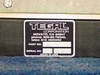 Tegal 803 identification label – Part No. 803, Serial No. 8030284, Tegal Corporation, Novato CA, Made in USA