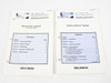 Two Beckman DU Series 60 Spectrophotometer operating instruction manuals: Memory-Pac Module and Kinetics Soft-Pac Module