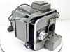 Camerz Model 20 front and side view showing Wollensak 162mm Raptar lens, bellows, flash sync unit on top, and power cord