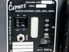 Camerz Model 20 control panel showing 115V 50/60 cycles AC rating, wind switch, motor control dial, and reset lever — Photo-Control Corp Minneapolis