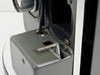 Camerz Model 20 film advance and transport detail showing advance lever mechanism with some surface rust on screw heads