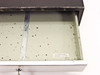 Sable SP-103 cash drawer – open drawer with M-G Cash Drawer Pasadena California label visible inside