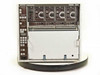 Soltec Model 3414 Oscillograph Chart Recorder front panel view showing four channel modules and paper tray