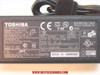 Toshiba PA3153U ADP-45XH AC adapter label showing 100-240V input, 15V DC 3A output, part number G71C0000D110